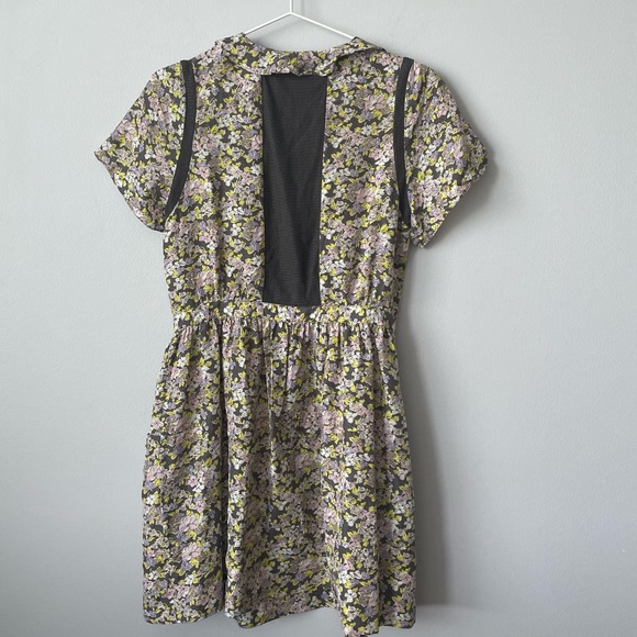 ARITZIA | WILFRED 100% SILK AND LINEN FLORAL BOHO DRESS SIZE 6 - Picture 14 of 14